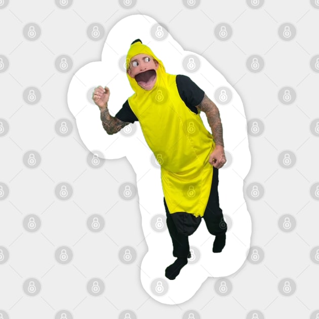 Mr. Talalaa - Banana Character Sticker by MrTalalaa